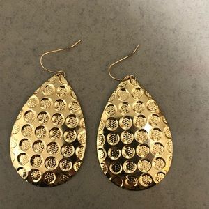 Gold earrings